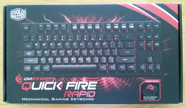 CM Storm QuickFire Rapid - Tenkeyless Mechanical Gaming Keyboard - Boxed